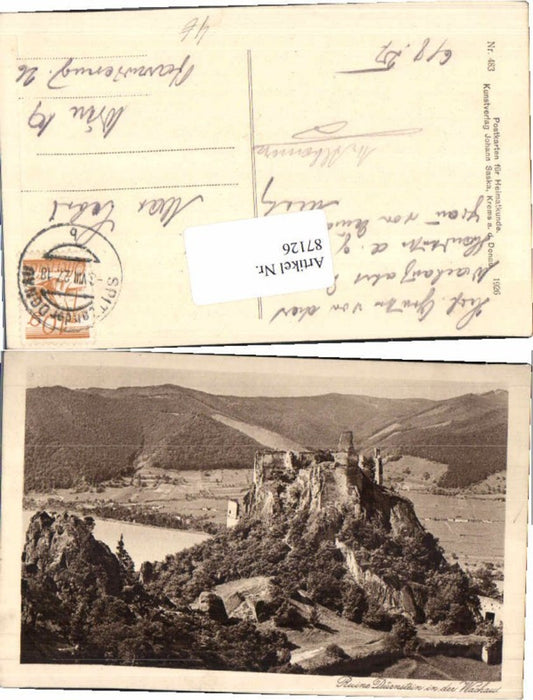 87126,Ruine Dürnstein i.d. Wachau pub Saska 483