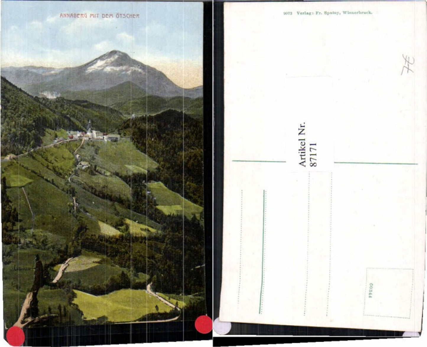 87171, Annaberg m. Ötscher COLOR 1910