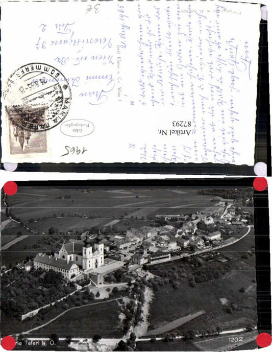 87293,Aerial photograph Maria Taferl Marbach