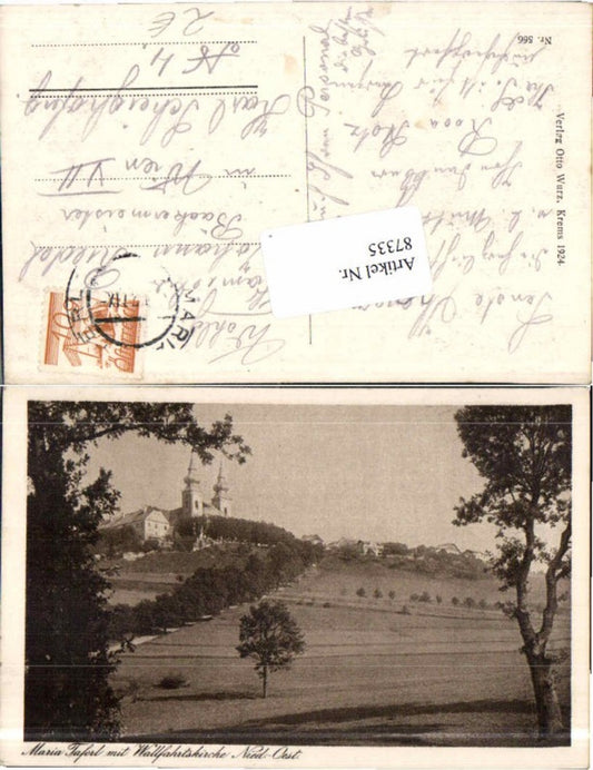87335, Maria Taferl Marbach, scene around 1924
