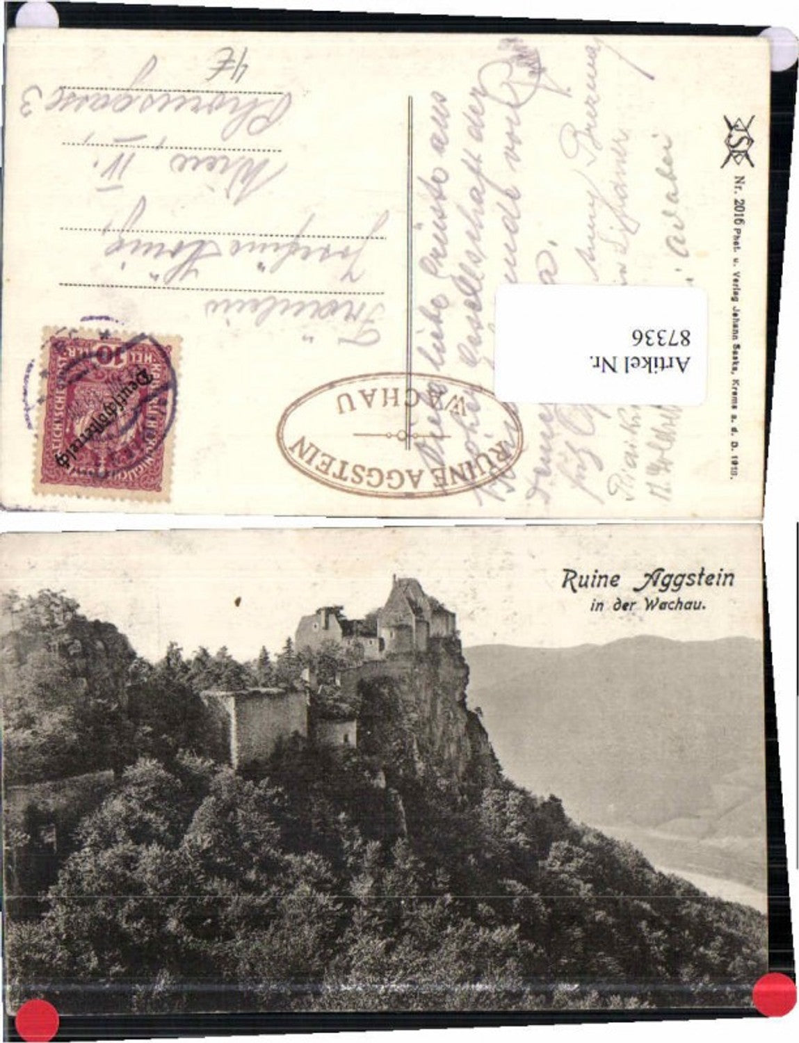 87336, Aggstein ruins in Wachau