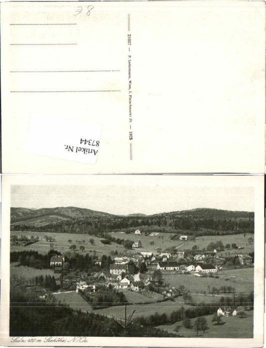 87344, Sulz Stangau in the Vienna Woods, total view 1925