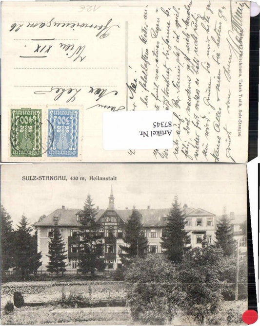 87345, Sulz Stangau in the Vienna Woods Home 1925
