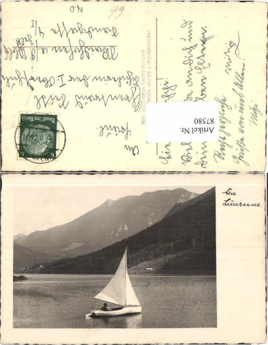 87580, Photo AK Lunzersee Lunz am See sailboat