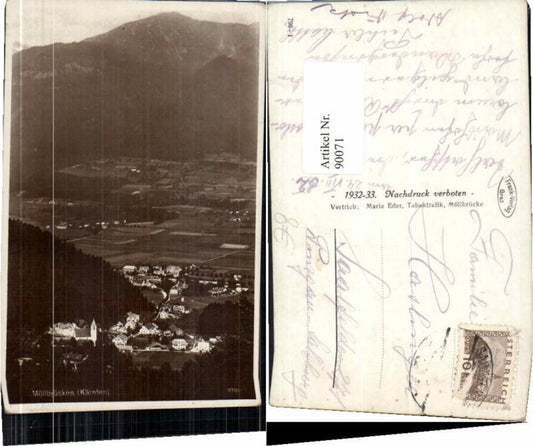 90071, Möllbrücken in Carinthia 1933