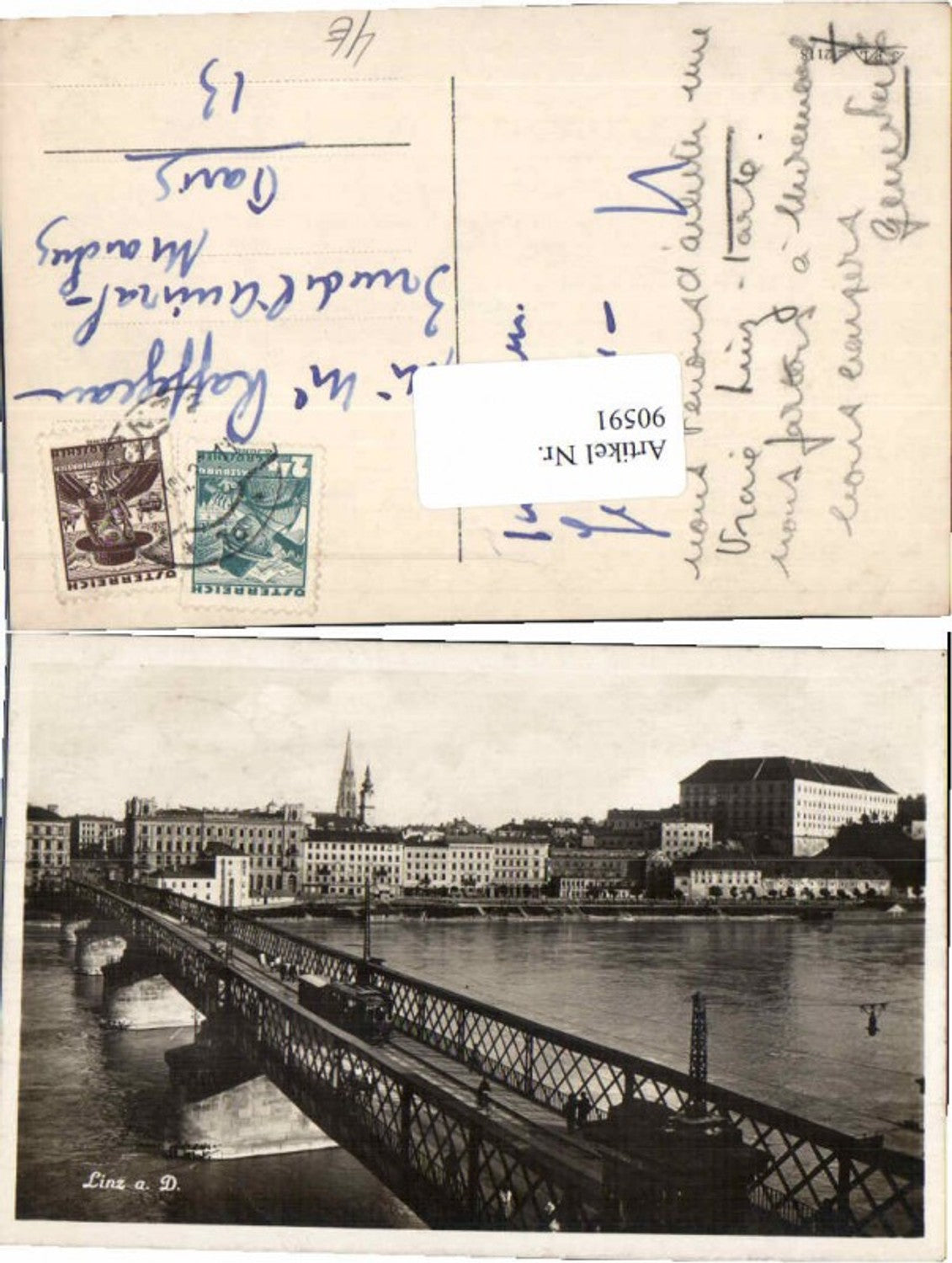 90591, Linz an der Donau Urfahr tramway