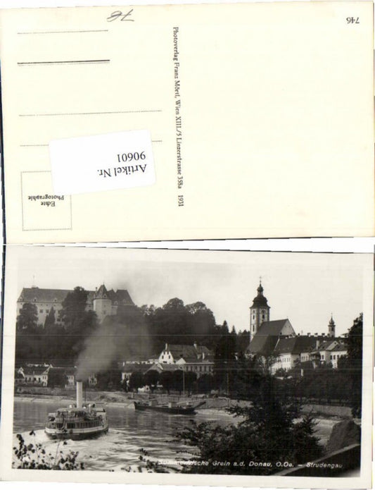 90601, Grein on the Danube landing stage for steamers