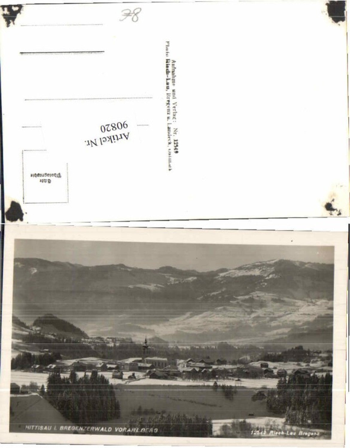 Alte Ansichtskarte – Old Postcard