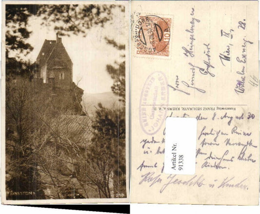 91338, Aggstein in the Wachau 1930