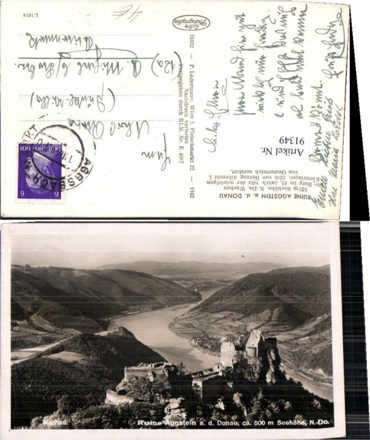 91349, Aggstein on the Danube in Wachau