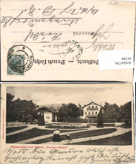 91394, Restaurant Meierei Richardhof Gumpoldskirchen 1904