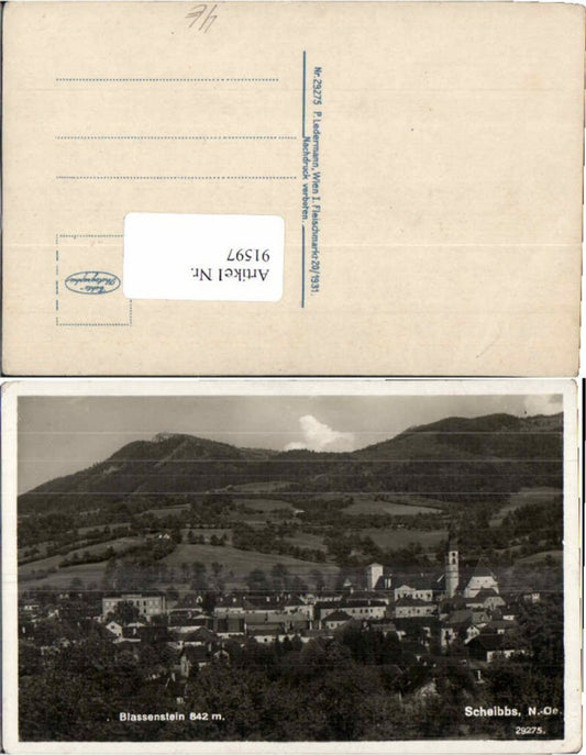91597, Scheibbs near Blassenstein 1931