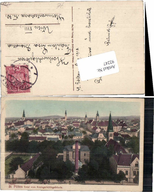 92247, St. Pölten Total v. Kreisgericht 1918