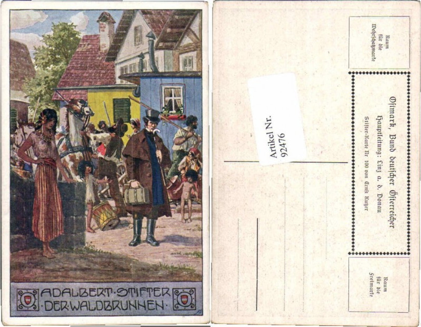 92476, E. Kutzer Ostmark Bund Deutscher Österreicher Nr 100