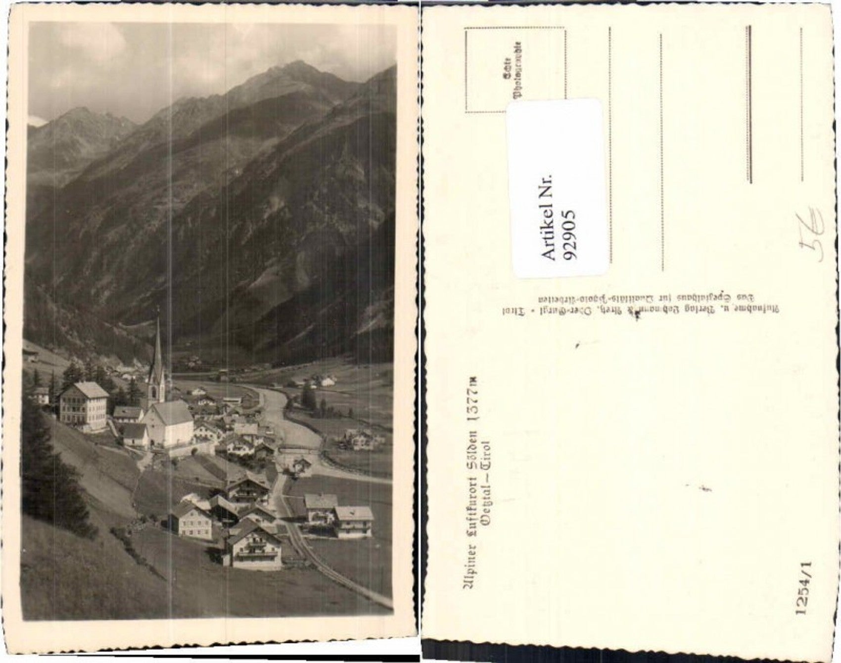 Alte Ansichtskarte – Old Postcard