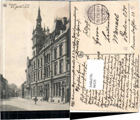 94125,Hasselt La Poste Strassenansicht Prov Limburg