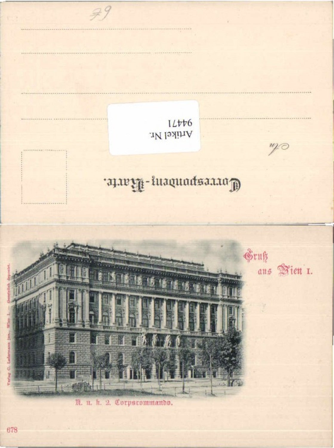 Alte Ansichtskarte – Old Postcard