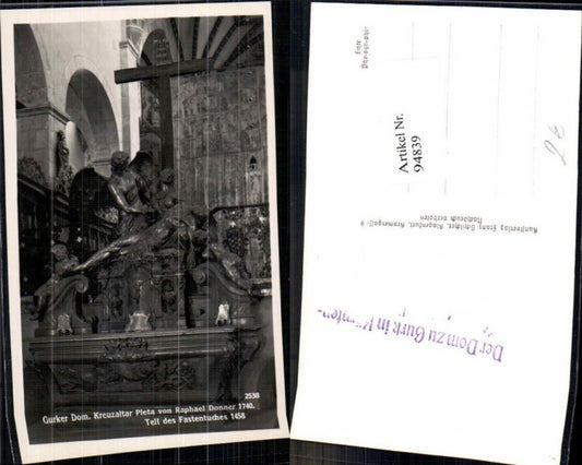 94839,Gurk in Kärnten Dom Kreuzaltar Kirche