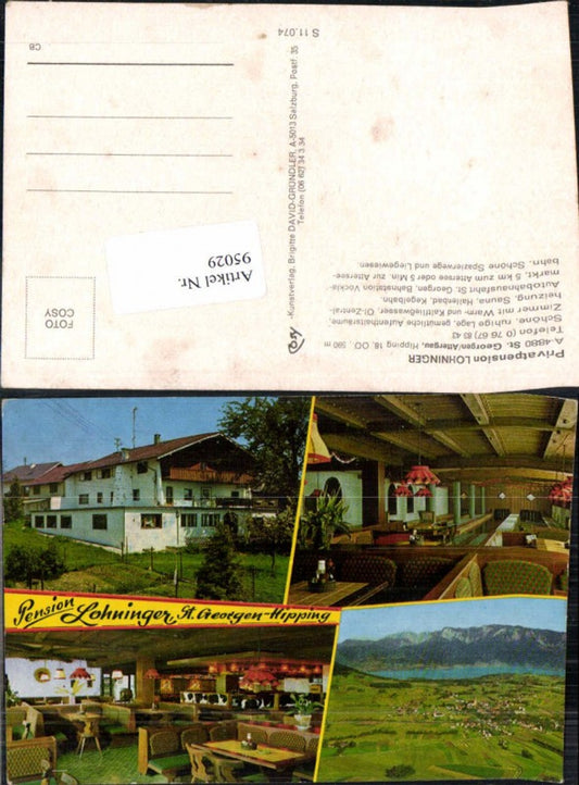 95029,Pension Lohninger St Georgen im Attergau 1960