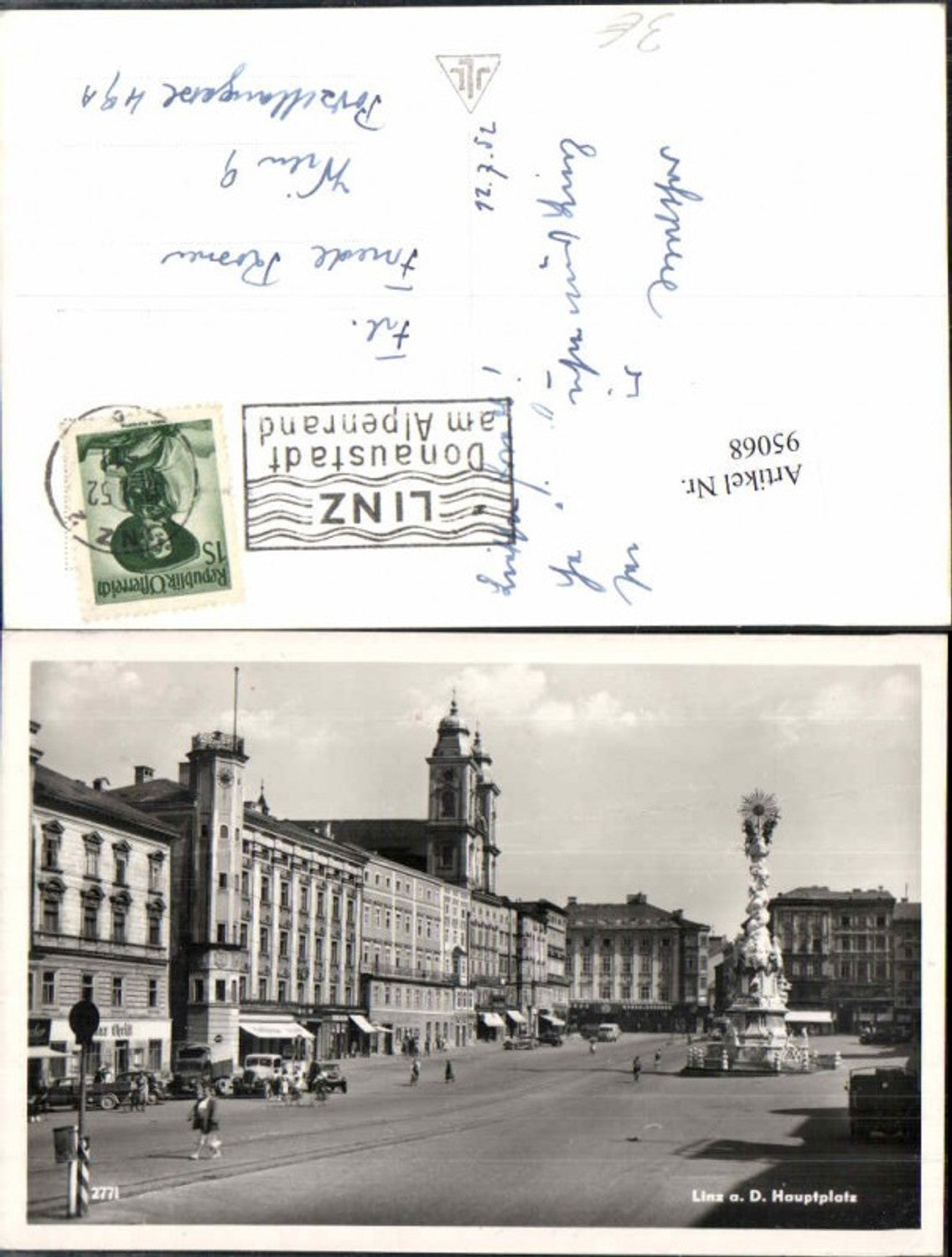 95068, Linz an der Donau, Main Square, Oldtimer Trucks