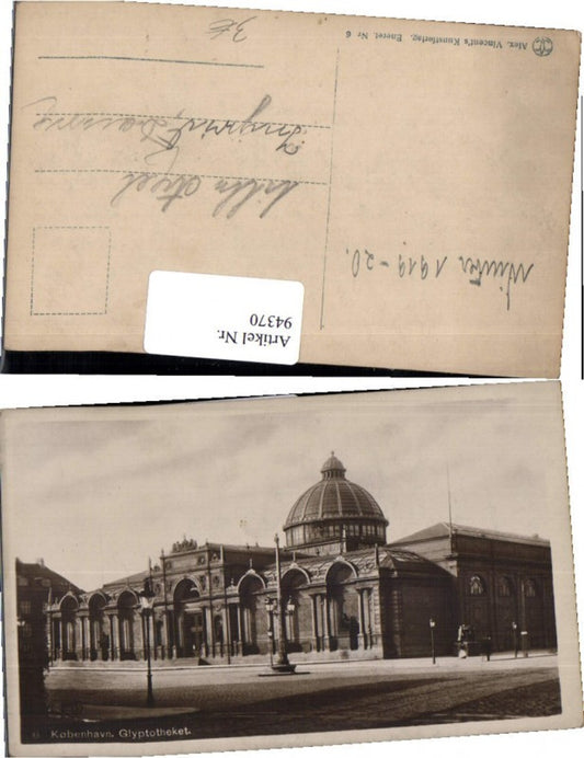 94370,Kobenhavn Copenhagen Glyptotheket Museum