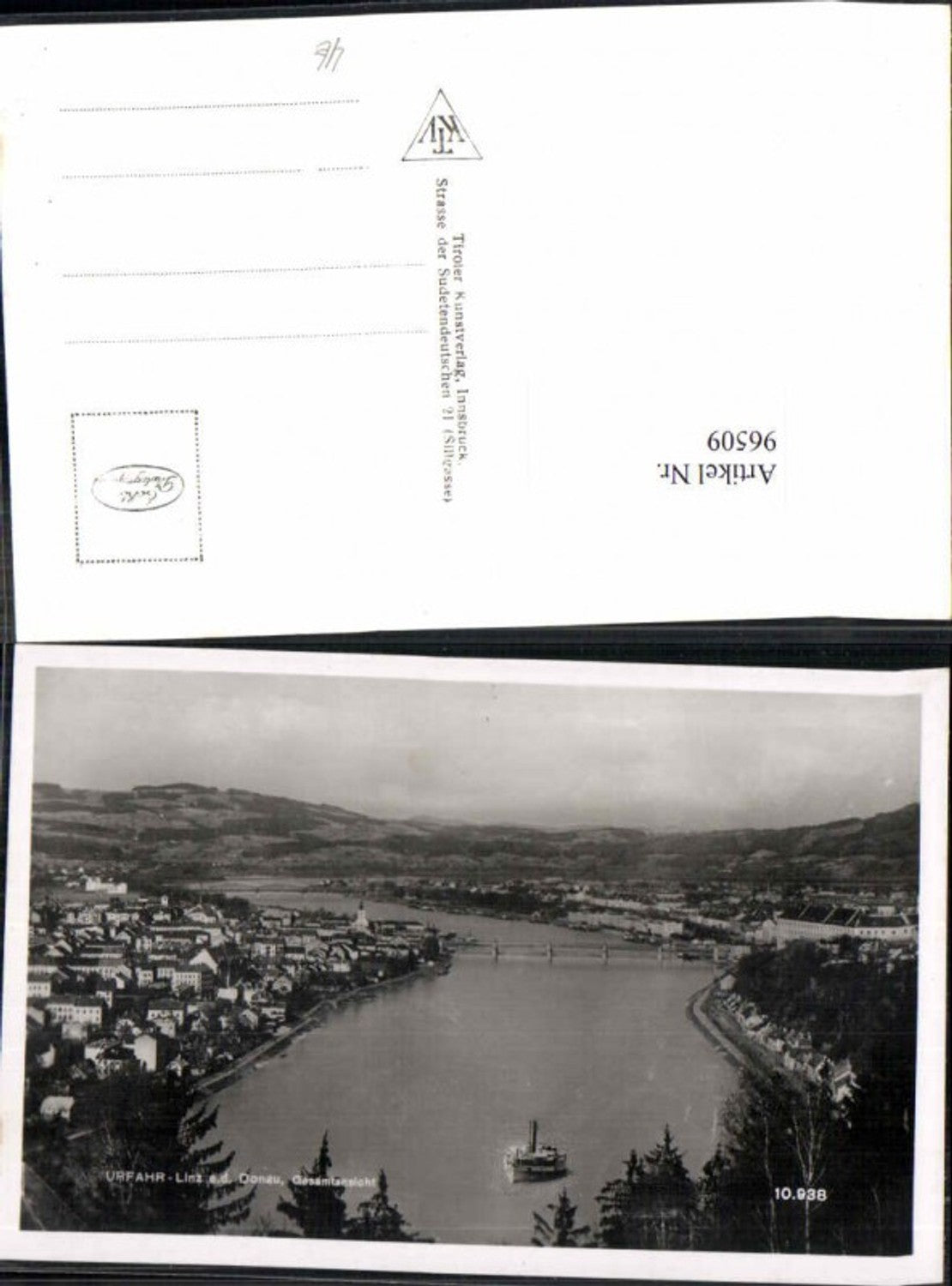 96509, Urfahr near Linz on the Danube 1930