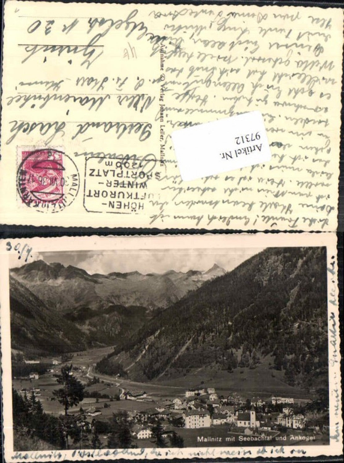 97312, Mallnitz m. Seebachtal Ankogel