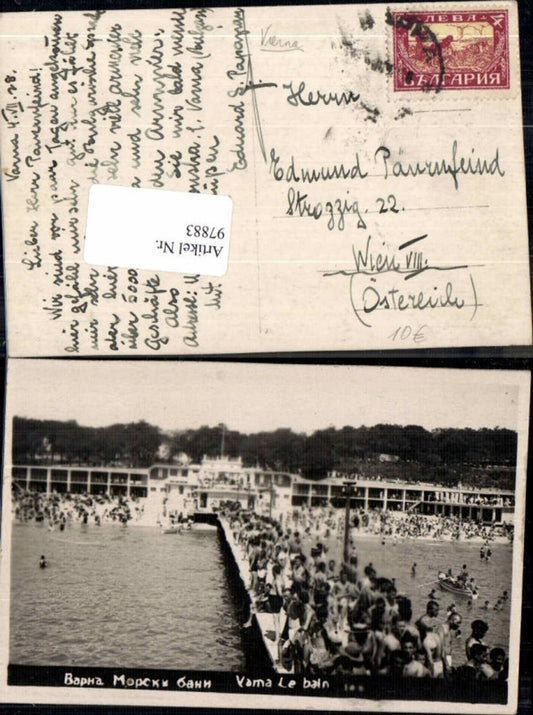 97883,Varna Warna Le Baln  Leute beim Baden