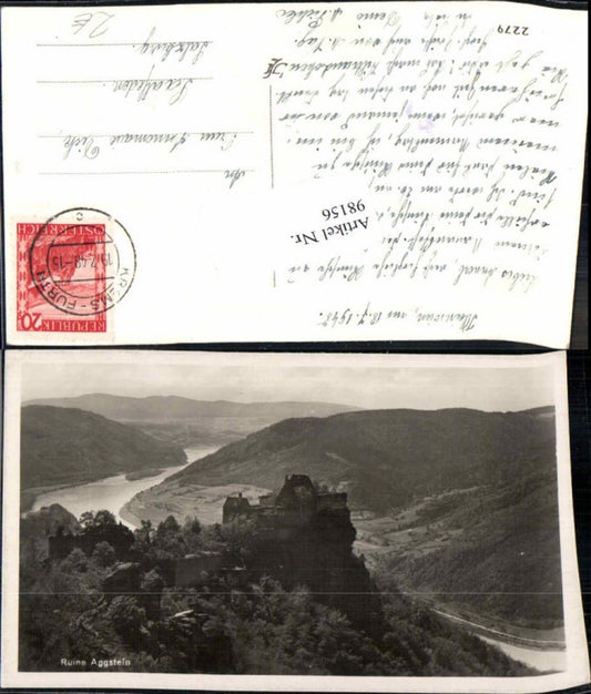 98156, Aggstein ruins in Wachau