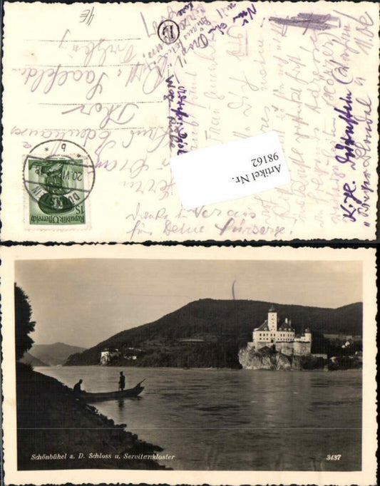 98162, Schönbühel on the Danube from the other bank