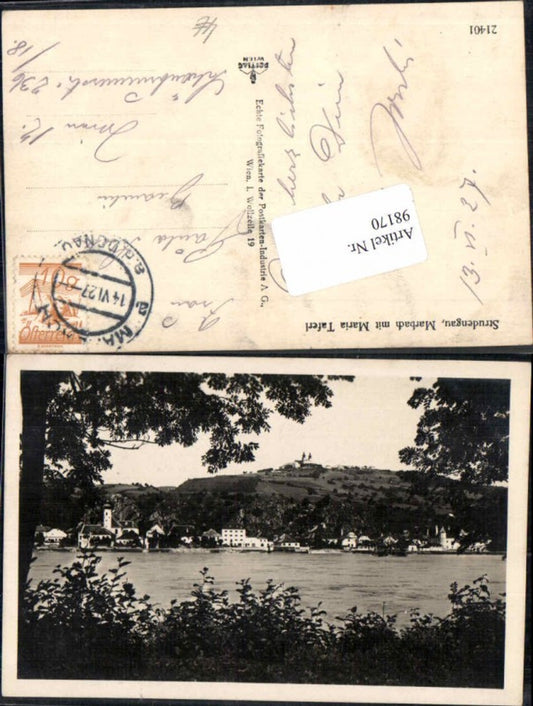 98170, Strudengau Maria Taferl Marbach 1926