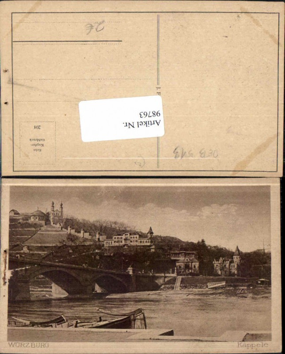 98763,Würzburg Käppele 1920