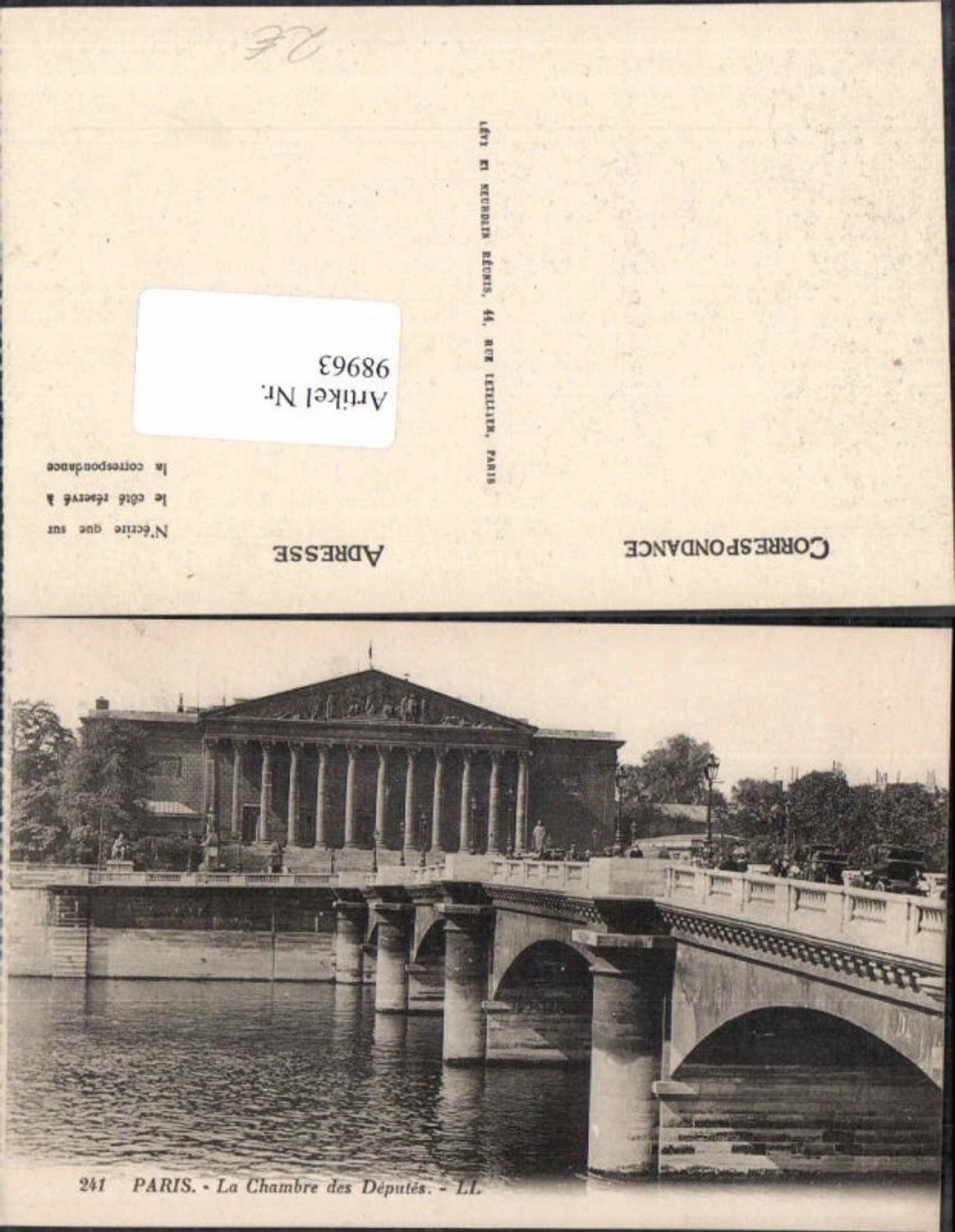 98963,Paris La Chambre des deputes
