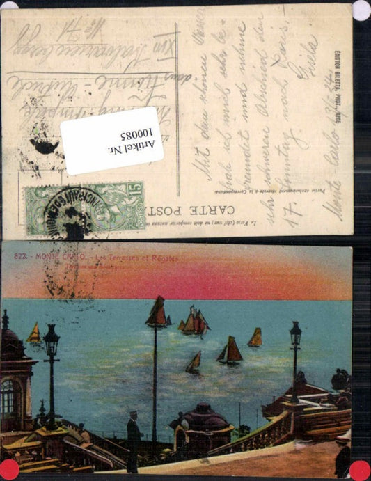 100085,Monte Carlo Les terrasses et regates harbor
