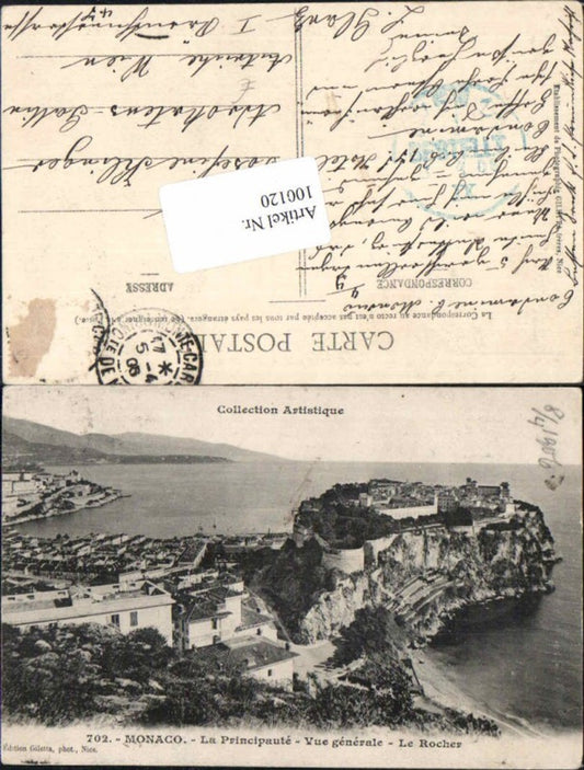 100120, Monaco Le Rocher 1906