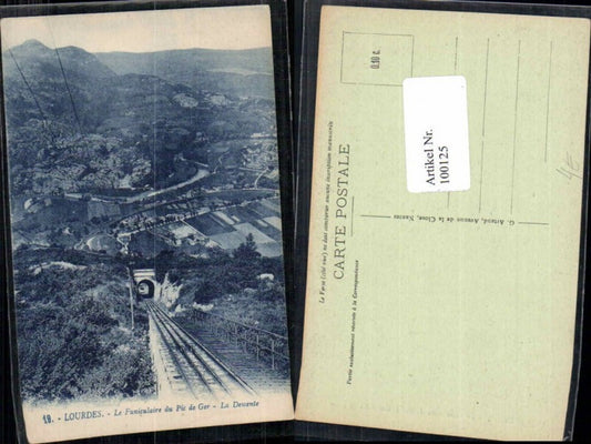100125, Lourdes Mountain Railway Cogwheel Railway