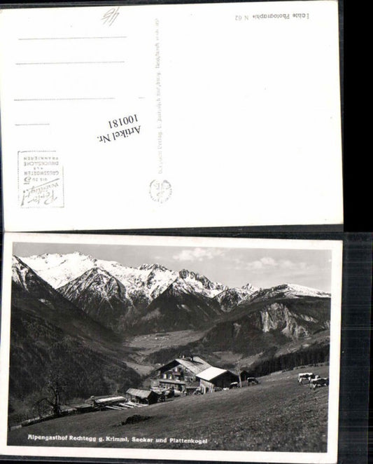 100181,Gasthaus Rechtegg b. Krimml Plattenkogel