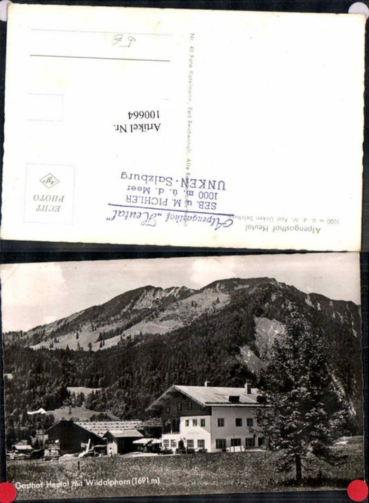 100664,Gasthaus Heutal in Unken b. Lofer