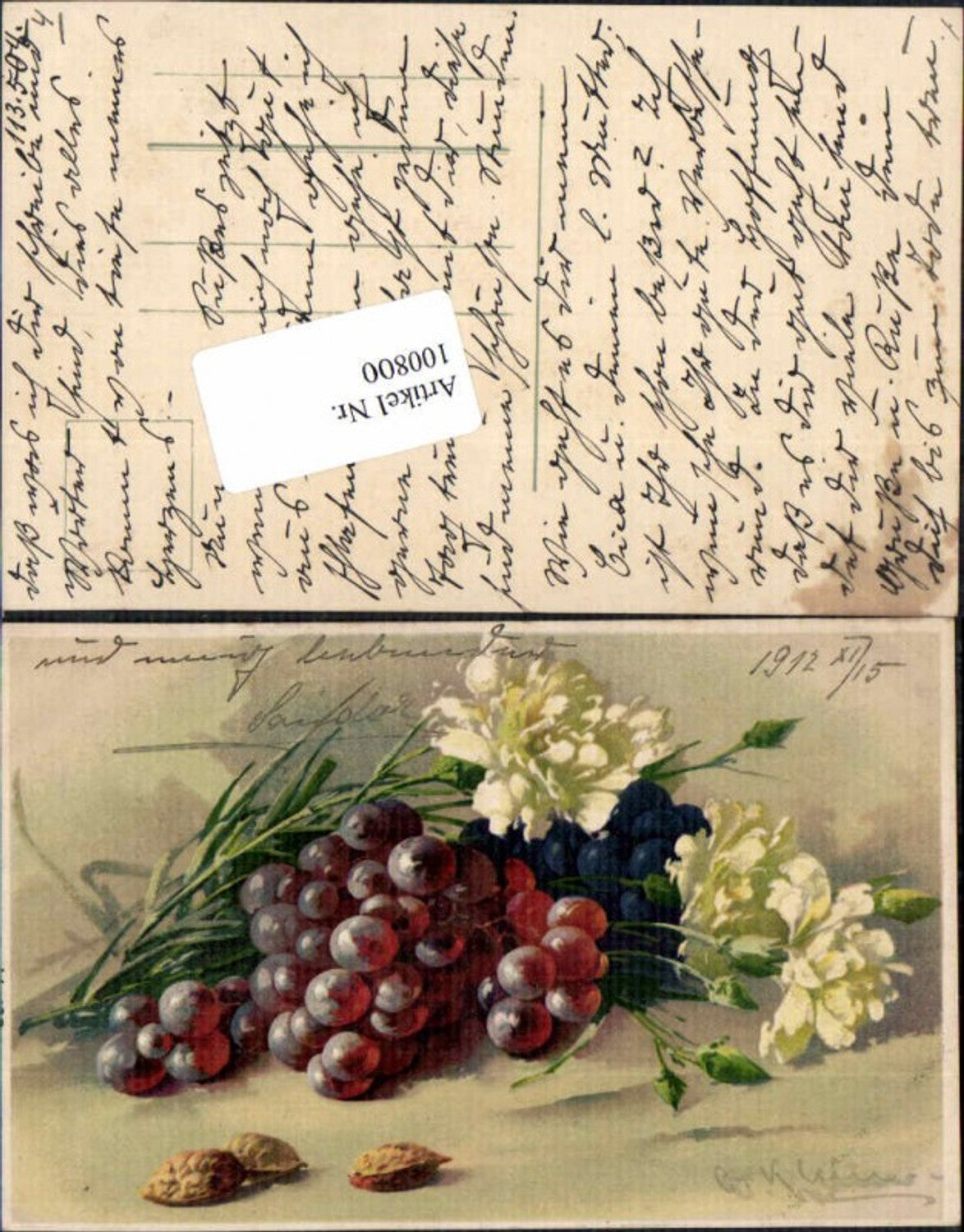 100800, Catharina Klein Grapes Nuts Flowers