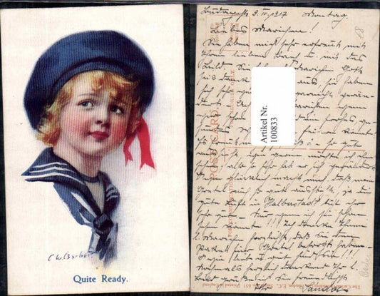 100833,CW Barber Sailor Child Seaman pub Carlton 651