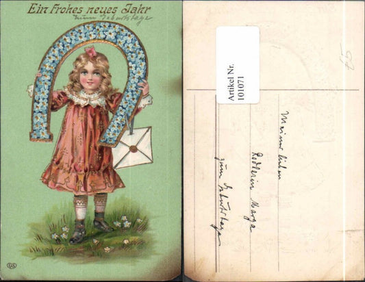 101071,EAS Embosser New Year Horseshoe Girl Child Letter