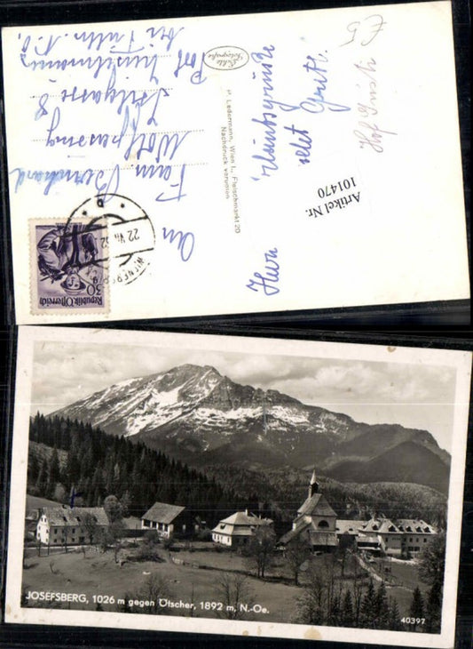 101470, Josefsberg against Ötscher 1952