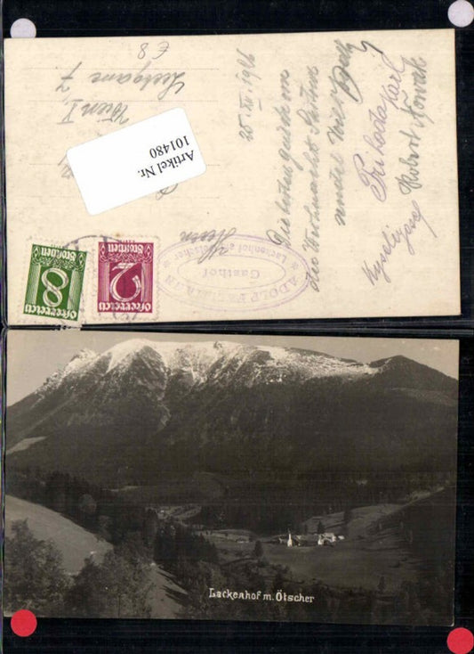 101480,PhotoAK Lackenhof am Ötscher 1920