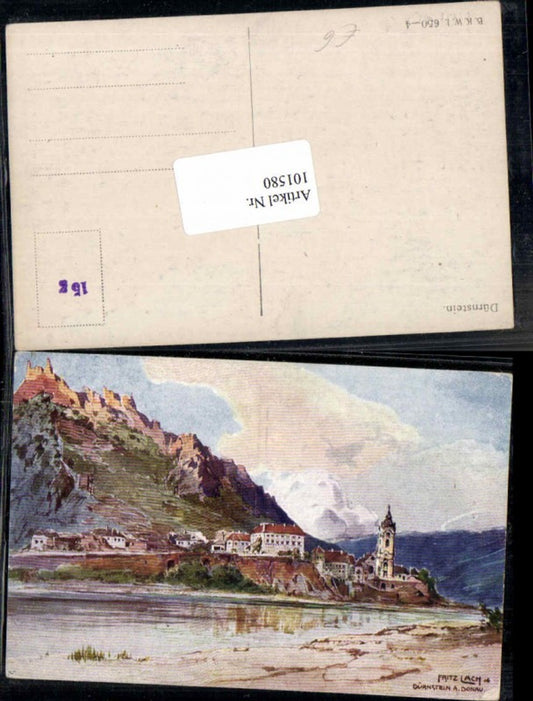 101580, Fritz Lach Dürnstein id Wachau sign.