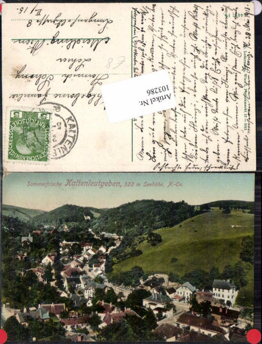103286, Kaltenleutgeben Total 1908