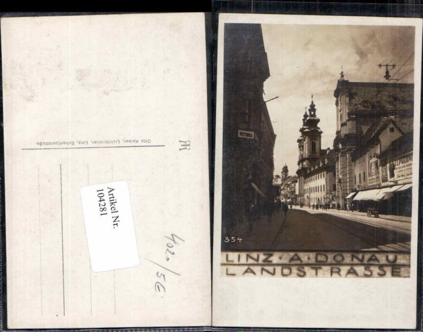 104281, Linz on the Danube, Landstrasse, street section