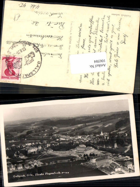 106584, Gallspach Aerial photograph of the town