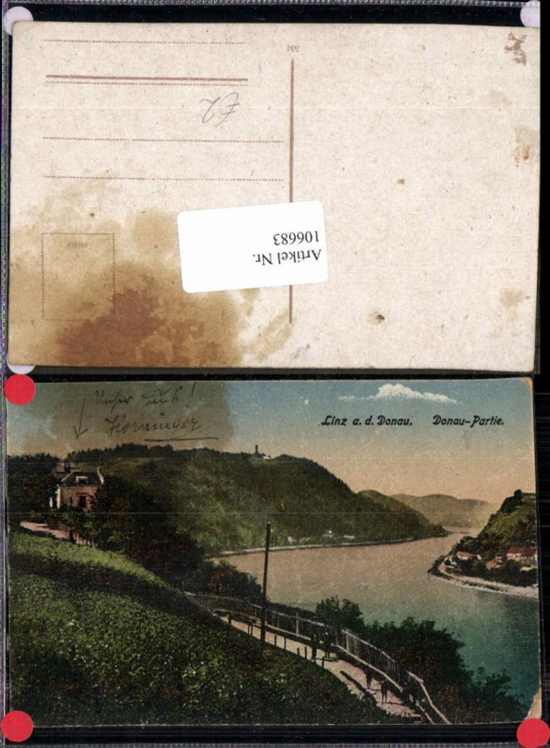 106683, Linz on the Danube, Freinberg section, 1915