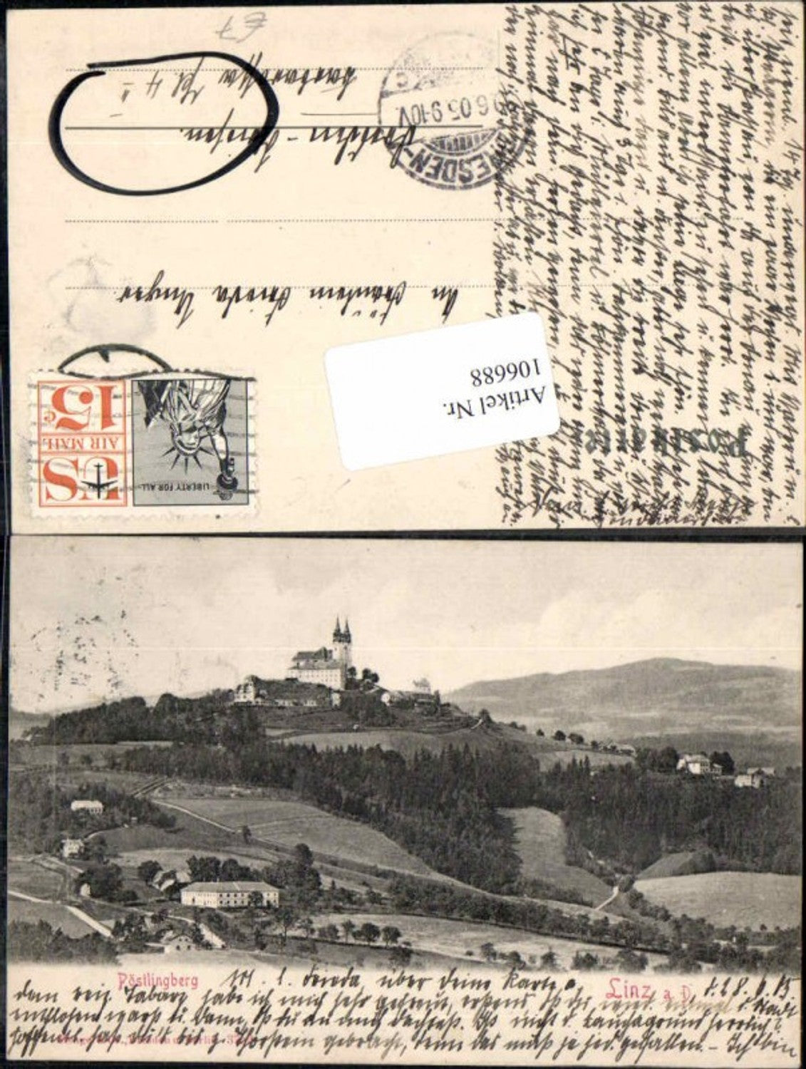 106688, Linz on the Danube Pöstlingberg around 1900