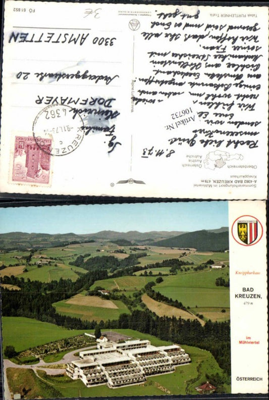 106732, Alpine aerial photograph Bad Kreuzen Grein